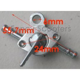 FANCY SCOOTERS Coolster QG214X,W125 125cc, DirtBike Fuel Valve - Shut Off Valve