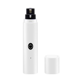 WZADXMC Professional LED Lighted Pet Nail Grinder 2-Speed Electric Rechargeable Safe & Efficient - Quiet Painless Paws Grooming for Small Medium,Large Dogs & Cats (White)