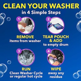 OxiClean OxiClean Washing Machine Cleaner with Odor Blasters, 4 Count