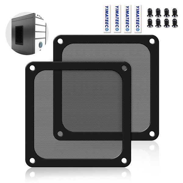 YIMATEECO Dust Filter PC 140mm for Computer PC Cooler, 2