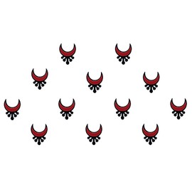 Comet Busters Maroon Moon Designer Bindi (BIN530)