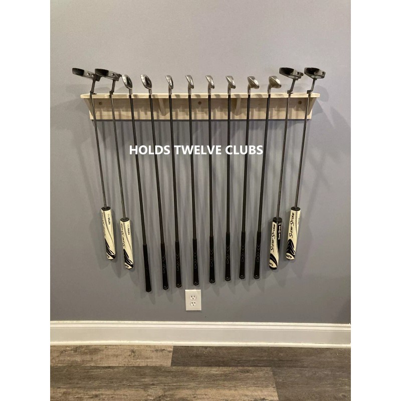 Horne Golf Putter Holder Golf Club Wall Display Rack Shelf