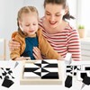 Hidden Children's Blocks Black and White 3D Geometric Block Puzzles