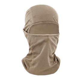 TopTie Breathable Balaclava, Mesh Cooling Full Cover Balaclava for Men Women Cycling Motorcycle Helmet Liner-Khaki