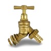 Outdoor Garden Tap 1/2" with Flange Mount Kit for 15mm