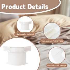 AstroScape Slumber Lock Sheet Holders, Fitted Sheet Lock, Zumbler Bed Sheet Lock, Keep Sheets Firm & Tight, Easy Installation Fit All Mattress Size