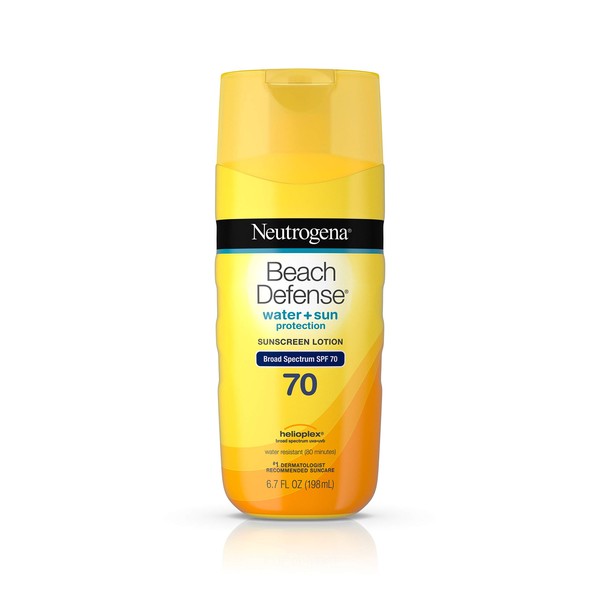 Neutrogena Beach Defense Sunscreen Lotion Broad Spectrum SPF 70, 6.7 Ounce