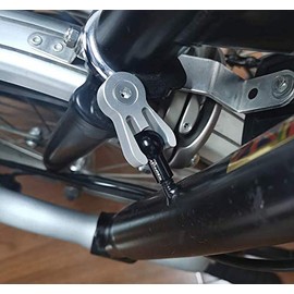 London Craftwork Handlebar Catcher For BROMPTON Head Tube Catch SILVER