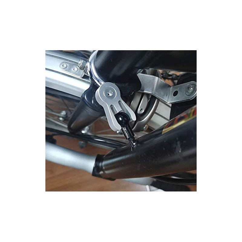 London Craftwork Handlebar Catcher For BROMPTON Head Tube Catch SILVER