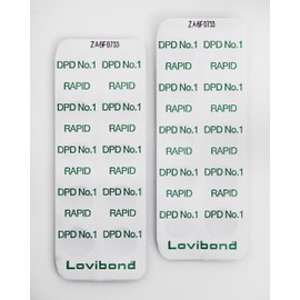 TEST ALL WATER - Lovibond DPD No 1 Rapid Dissolve Tablets | Chlorine & Bromine Testing | Pools, Spas & Hot Tubs | Visual & Comparator Use | Ensures Water Safety & Clarity