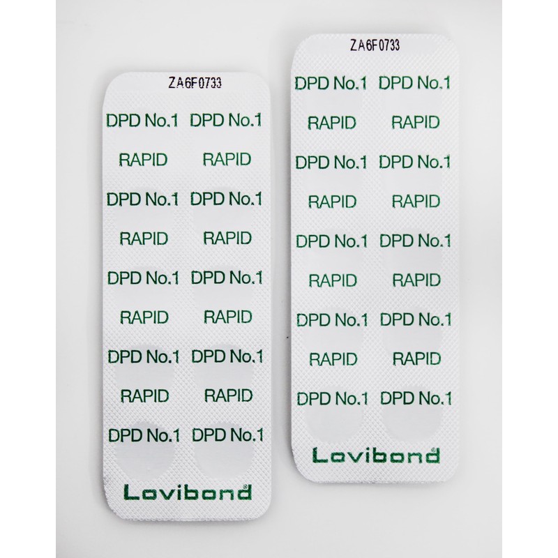 TEST ALL WATER - Lovibond DPD No 1 Rapid Dissolve