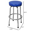 ‎TCE TCE Torin Swivel Bar Stool Padded Garage Shop Seat
