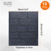 QUARKZMAN Pack of 10 3D Peel and Stick Wall Panels,