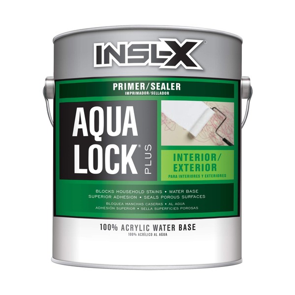 INSL-X AQ040009A-01 Aqua Lock Plus 100% Acrylic Water-Based Sealer Primer,