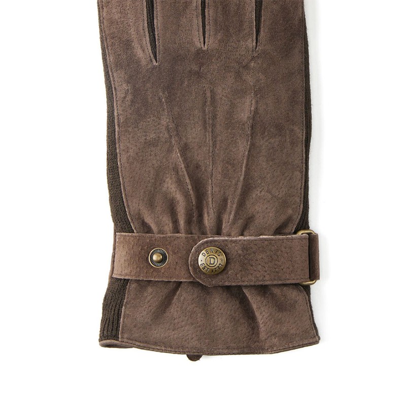 Dentsu Dents Chester Suede Gloves - Brown