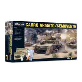 WarLord Bolt Action Carro Armato/Semovente Tank 1:56 Tabletop Miniatures - Plastic Paintable Miniature WWII Soldiers Set, Unpainted Table Top 28mm Military Minifigures for Adults - Gaming Figurines