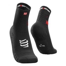 COMPRESSPORT Herren Pro Racing V3.0 Run High Kompressions Laufsocke, Schwarz, 42-44 EU