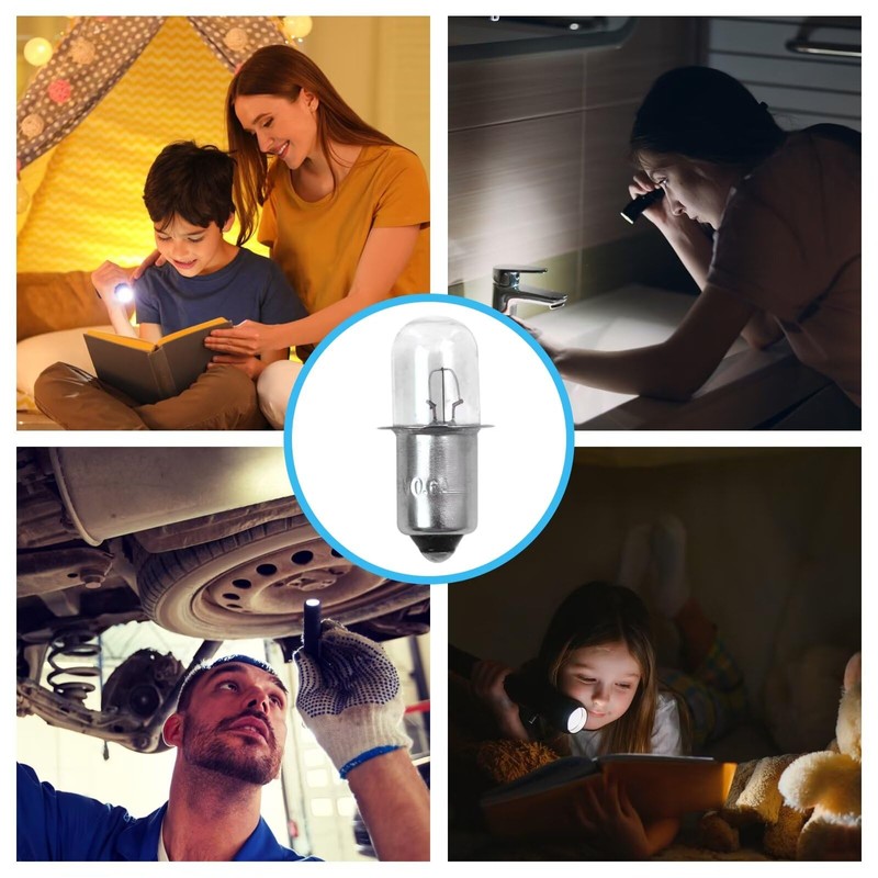 XSPANDER 325 Lumens Bright Flashlight Replacement Xenon Bulb Fit for