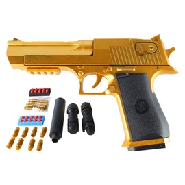 Shell Ejecting Toy Soft Ball Infrared Flashlight Long Range Educational Shell Ejection Toy for Kids