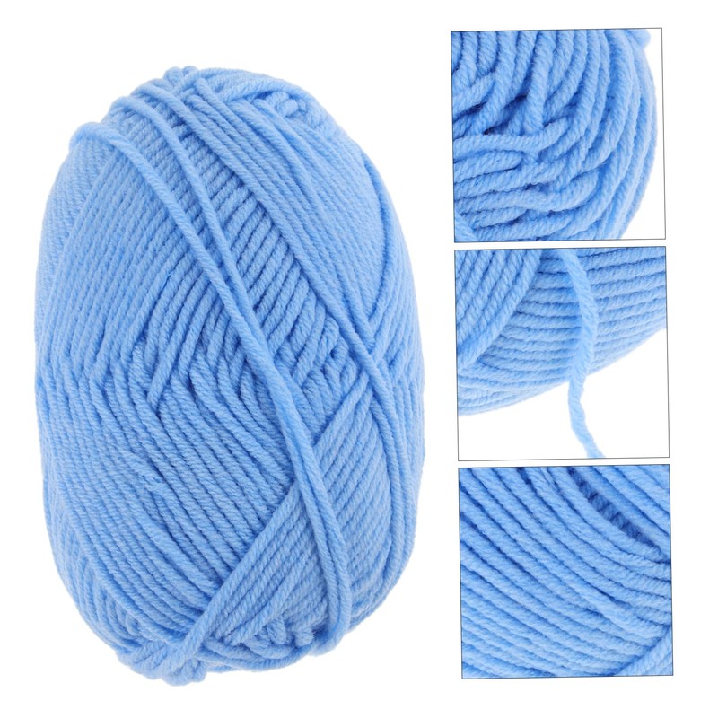 KONTONTY 1 Roll Professional Multi Function Cotton Yarn for DIY