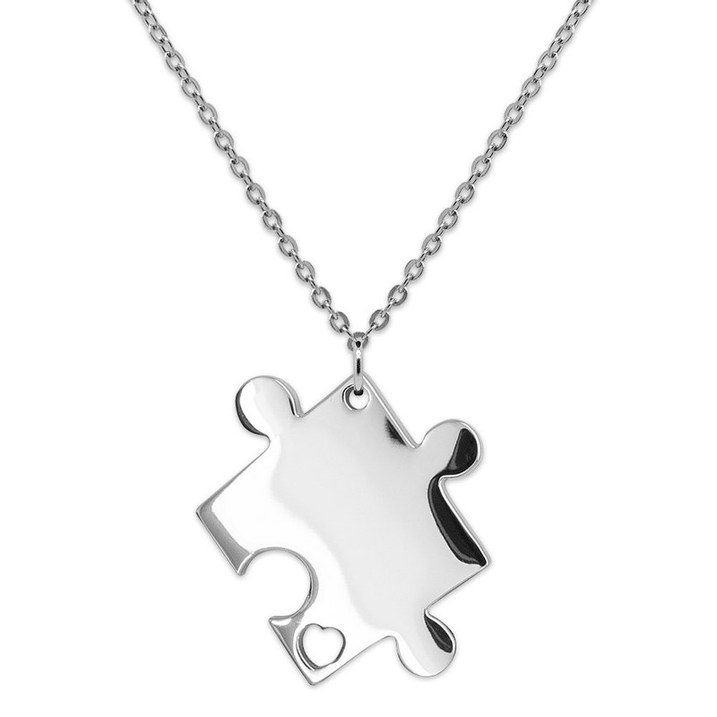 Soul-Cats 4 Piece Puzzle Friendship Pendant with Chains