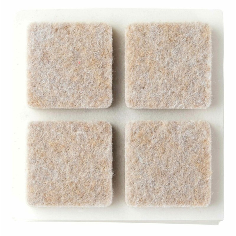 Scotch Felt Pads 16 PCS Beige, Felt Furniture Pads for