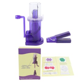 Embellish Knit Machine Manual Spool Knitter, Easy Operation, Strong Plastic, Portable, Light, DIY Craft Ornament with Wide Application
