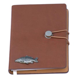 Common Carp Notebook A6 Pocket Sized Notepad Fishing Gift Optional Personalisation