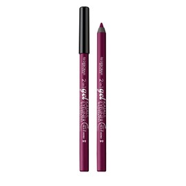Deborah Milano Kajal 2-in-1 Eyeliner and Waterproof, 04 Aubergine, Long-Lasting, Waterproof, Ultra Pigmented and Creamy, Gives an Intense and Defined Look, 1.21 g
