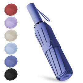 EEPLUYTY Umbrella, Umbrella, Windproof Travel Umbrellas For Rain, Umbrella Windproof Travel Umbrella (Navy)