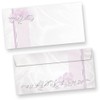 Writing Paper Wedding Silver Grey (25 Sets Including Envelopes) Printed