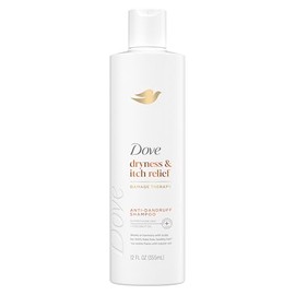 Dove Damage Therapy Champú Derma Dryness Itch Cuero Cabelludo Escamoso Piritiona Zinc Aceite Coco Onzas Líquidas