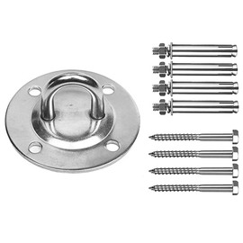 VIVIIHOO Ceiling Hook Heavy Duty Swing Hook for Punch Bag, Yoga Towel, Up to 450 kg, 360° Rotation, Premium Stainless Steel Ceiling Mount for Nest Swing, Sling Trainer, Sun Sail, Hammock