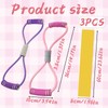 Figure 8 Resistance Band,2-Pcs Set with Handles + 1 Yellow