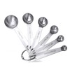 Jane Kitch Stainless Steel Teaspoon Measuring Spoons Set of 6,