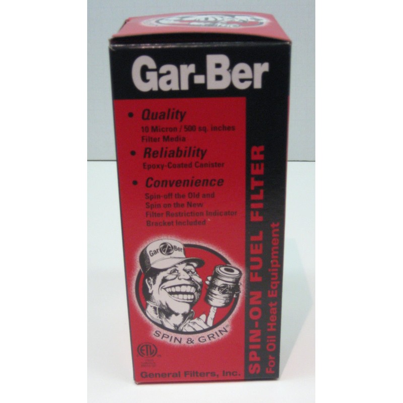 General Oil 1603 11BV-RK Gar-Ber Spin-On Fuel Oil Filter