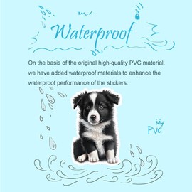 100 PCS Cute Dog Stickers, Puppy Stickers Waterproof Vinyl Gifts for Laptop Guitar Water Bottle Luggage Bike Teens Adults Kids Boys Girls Birthday Party Supplies Decoration