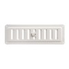 Adjusted Metal Air Vent Grate Powder Coated in White RAL
