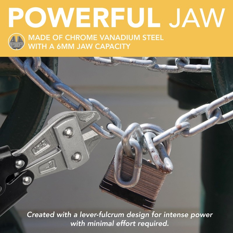 BLOSTM Mini Bolt Cutters 8" - Heavy Duty Small Wire