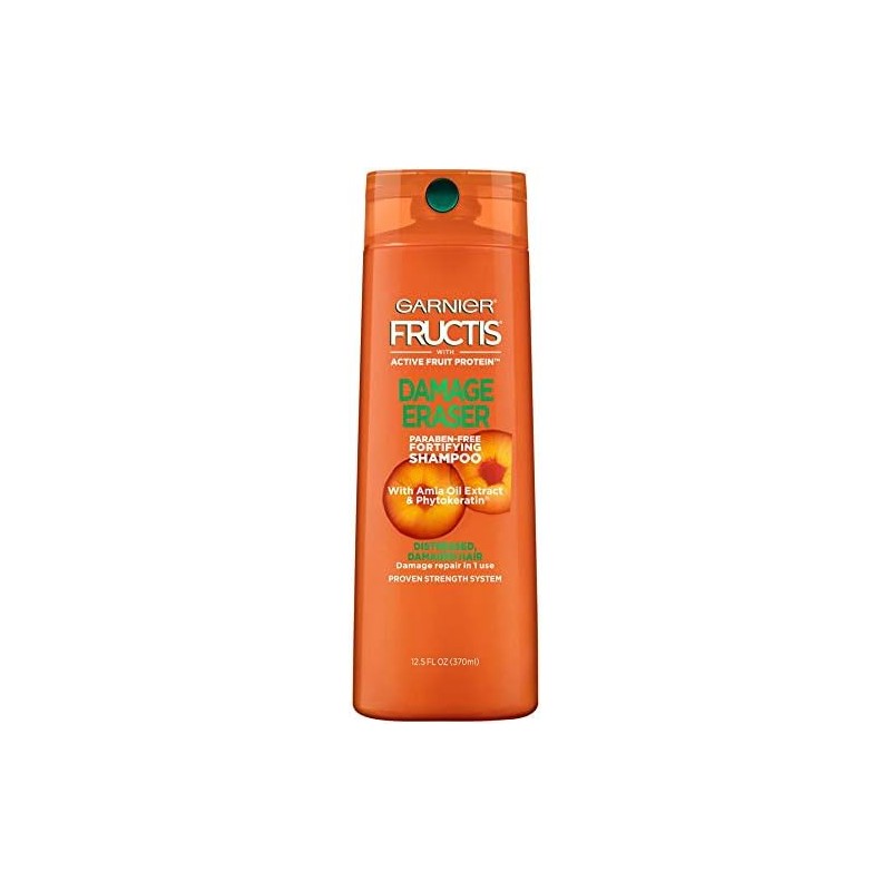 Garnier Fructis Damage Eraser Shampoo, Distressed, Damaged Hair, 12.5 fl.