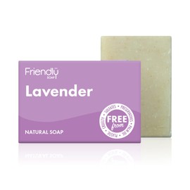 Friendly Soap (6 x 95g) - Lavender | Natural, Handmade Soap bar | Gentle, Sensitive, Nourishing | No Synthetic Fragrances | Sulfate Free