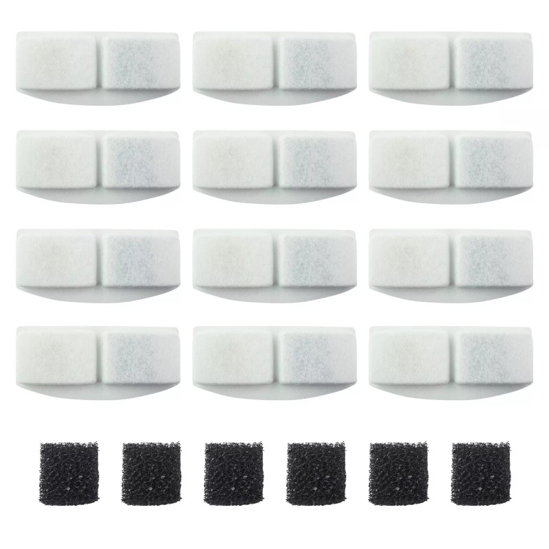 PET STANDARD Water Filters & Sponges For VEKEN® 100oz/3L Pet