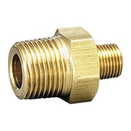 Flowbar GRN-0402-BS 1/2x1/4 Brass Threaded Fitting Different Diameter Nipple