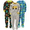 Simple Joys by Carter's Baby Boys' 3-Pack Snug-Fit Footed Cotton