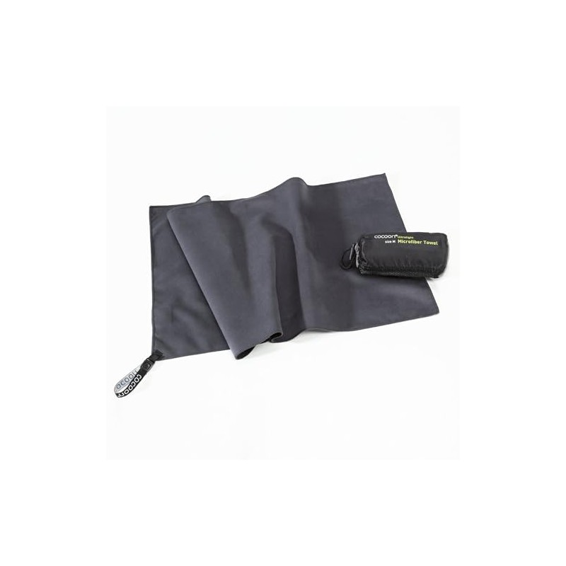Cocoon Terry Towel Light Microfibre Towel, grey, l