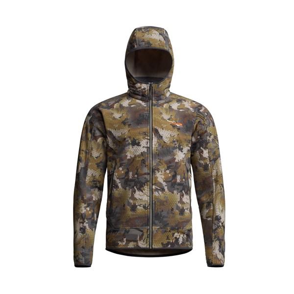 SITKA Alpha Fleece Hooded Jacket – Durable, Water-Repellent, Breathable Mid-Layer