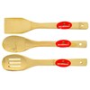Decorshala 3 Pcs Bamboo Kitchen Utensil Set Disposable Bamboo Serving