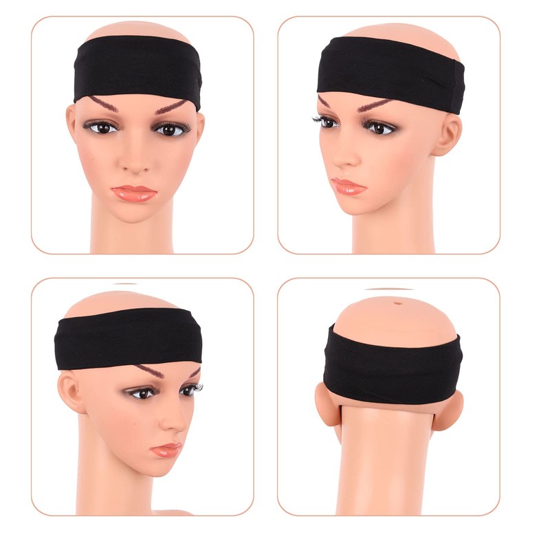 MapofBeauty 3 Pack Yoga Headbands Stretchy Cotton Head Band Hairwarp