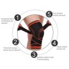 Rodillera Deportiva Estabilizadora de Rodilla Manga de Compresi?n Apoyo