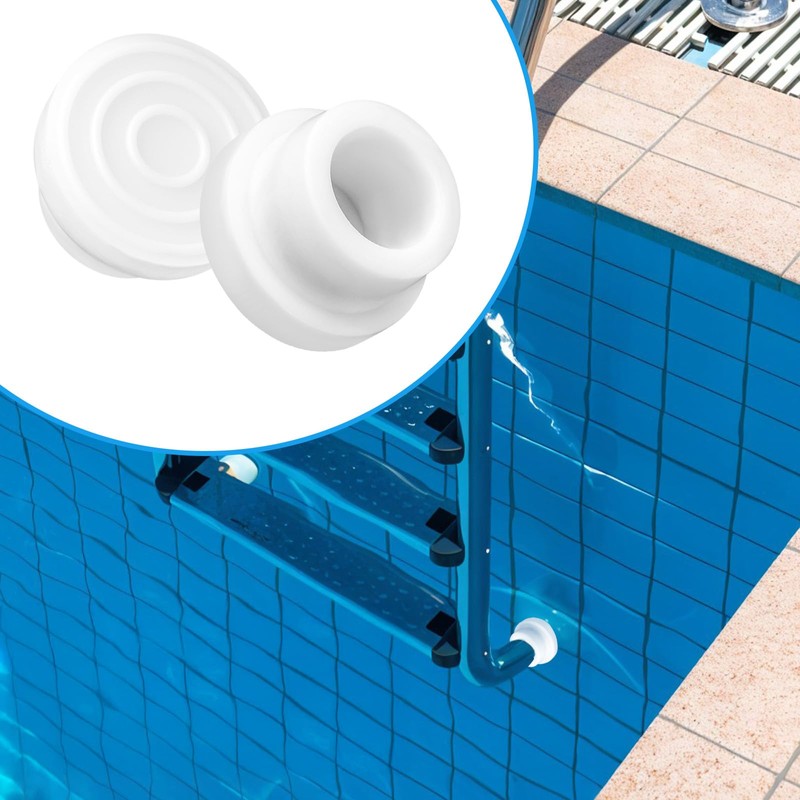 Pool Ladder Bumpers for Inground Pools - 2 Pack Rubber